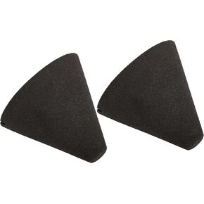 Yibuy 2Pcs Electronic Drum Part Piezo Trigger Cone 1.38 x 1.4 6inch Black Foam Black