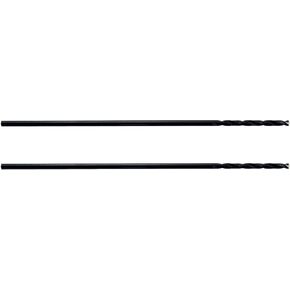 MAXTOOL No. 30x6" 2pcs Aircraft Extension Drills Dia 0.1285" HSS M2 Extra Long Deep Twist Drill Bits Wire Gauge Numbered Straight Shank; ACN02B06R30P2