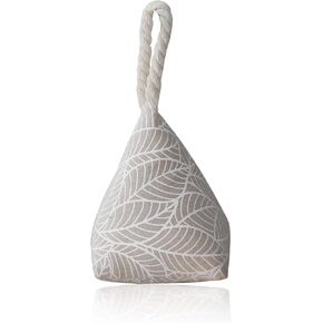 Decorative Door Stop-Cute Weighted Door Stopper for Home and Office Decoration (White Rice Dumpling)