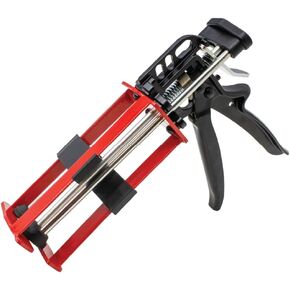 LAUCO Epoxy Gun Dual Cartridge 200 ml, Dual Cartridge Epoxy Gun, Manual Dual Cartridge Epoxy Gun for Panel Bonding Adhesive Applicator, Fillers, Structural Epoxy, Plastic Repair Epoxy and Adhesives