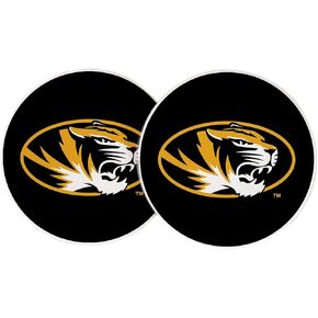 شركة Desert Cactus University of Missouri Car Coaster Mizzou Tigers Custer Custer Custer Custer Custer Set of 2 (Design A)