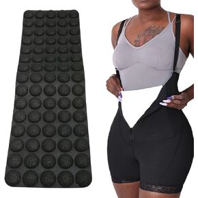 Abdominal Compression Board, Ab Board Post Surgery Liposuction, Flexible Post Surgery Recovery Liposuction Foam Belly Flattening Ab Board Protector for Women (Black)
