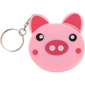 أشرطة قياس قابلة للسحب من البلاستيك الخنزير الأشرطة الكرتونية لقياس الأشرطة مع المفاتيح للقطعة من أدوات قياس خياطة الخياطة ، ومقاييس شريط الخياطة ، ومقاييس الشريط والحكام (3H034) in Kuwait