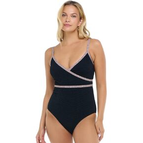 Skye Women's Standard Roma V-Neck One Piece Swimsuit