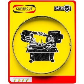 Supercut 64 1/2-inch X 1/2-inch X .025-inch x 8-12 Vari TPI Premium Bimetal Bandsaw Blade for Cutting Mild Steel, Stainless Steel, and General Purpose Materials. (Made in USA)
