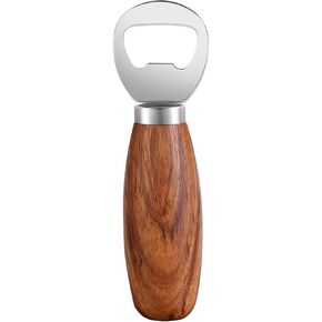 GREATLINK Personalized Beer Bottle Opener with Wood Handle, Cute Bottle Opener Wooden Handheld for Pop Can Soda Can Bottle Openers Cider Bottle Opener Gift for Kitchen Party Home Restaurant