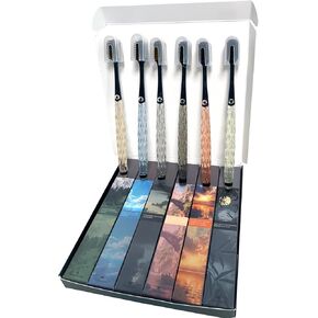 Ultra Clean Toothbrush, Bulk Toothbrush Set, Soft Bristle Toothbrush for Adults with Ergonomic Handle and Rounded Cleaning Bristle to Help Remove Surface Stains, Pack of 6