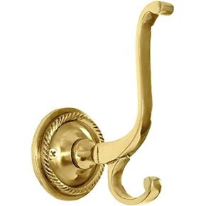 Nostalgic Warehouse Rope Coat Hook, Polished Brass,701051