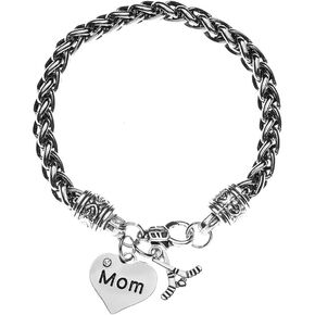 Sportybella Hockey Mom Charm Bracelet, Hockey Mom Jewelry, Gift for Hockey Player Moms