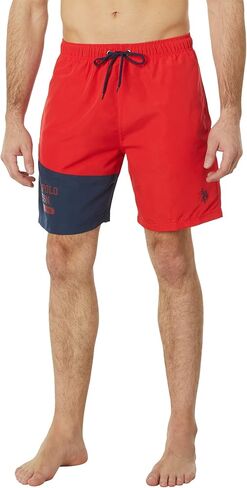 U.S. Polo Assn. USPA Color-Block Swim Shorts in Saudi Arabia