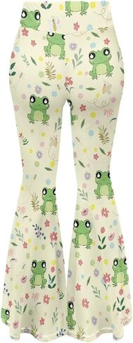 Amzbeauty Flare Pants for Girls Teens Womens Casual Bootleg Yoga Pants in Kuwait