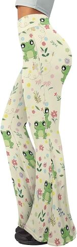 Amzbeauty Flare Pants for Girls Teens Womens Casual Bootleg Yoga Pants in Kuwait