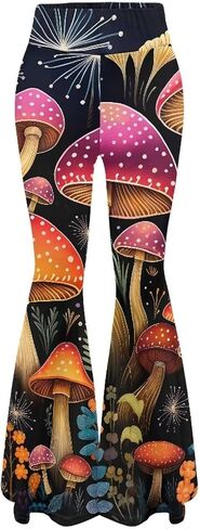 Amzbeauty Flare Pants for Girls Teens Womens Casual Bootleg Yoga Pants in Kuwait