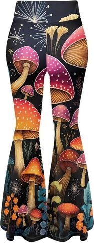 Amzbeauty Flare Pants for Girls Teens Womens Casual Bootleg Yoga Pants in Kuwait