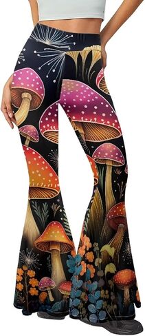 Amzbeauty Flare Pants for Girls Teens Womens Casual Bootleg Yoga Pants in Kuwait