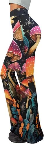 Amzbeauty Flare Pants for Girls Teens Womens Casual Bootleg Yoga Pants in Kuwait