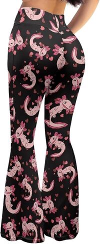 Amzbeauty Flare Pants for Girls Teens Womens Casual Bootleg Yoga Pants in Kuwait