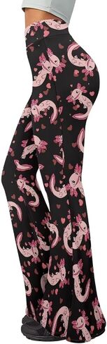 Amzbeauty Flare Pants for Girls Teens Womens Casual Bootleg Yoga Pants in Kuwait