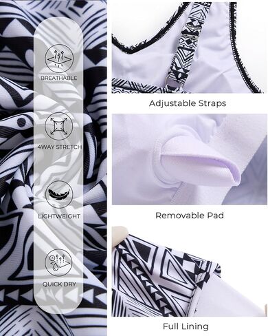 قمم Blouson Tankini للنساء - سوء السباحة في أعلى فقط لا بدلة الاستحمام السفلية المتواضعة ملابس السباحة أعلى 2025 in Kuwait