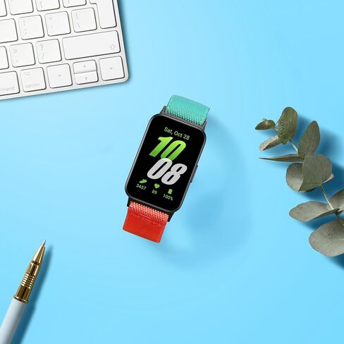 kwmobile Nylon Band Compatible with Samsung Galaxy Fit 3 - Band Replacement Strap for Fitness Tracker in Saudi Arabia