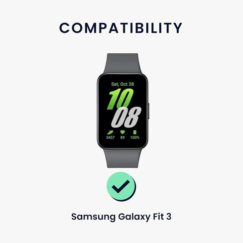 kwmobile Nylon Band Compatible with Samsung Galaxy Fit 3 - Band Replacement Strap for Fitness Tracker in Saudi Arabia