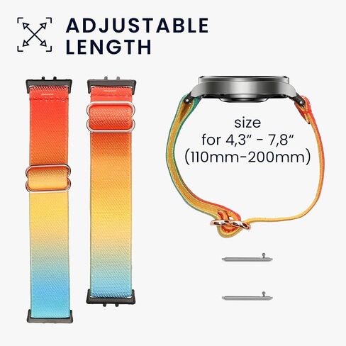kwmobile Nylon Band Compatible with Samsung Galaxy Fit 3 - Band Replacement Strap for Fitness Tracker in Saudi Arabia