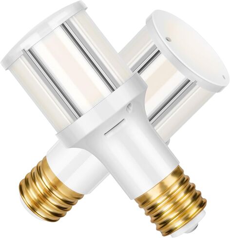 قاعدة موجول 2 حزمة 3 طريقة مصباح كهربائي 100/200/300 واط LED ، PS25 ناعم أبيض 3000K توفير الطاقة LED 10/20/30W لمصباح الأرضيات العتيقة ، العمر 13 سنة in Kuwait