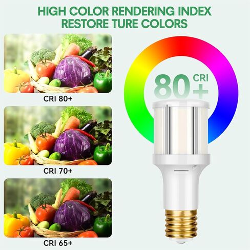 قاعدة موجول 2 حزمة 3 طريقة مصباح كهربائي 100/200/300 واط LED ، PS25 ناعم أبيض 3000K توفير الطاقة LED 10/20/30W لمصباح الأرضيات العتيقة ، العمر 13 سنة in Kuwait