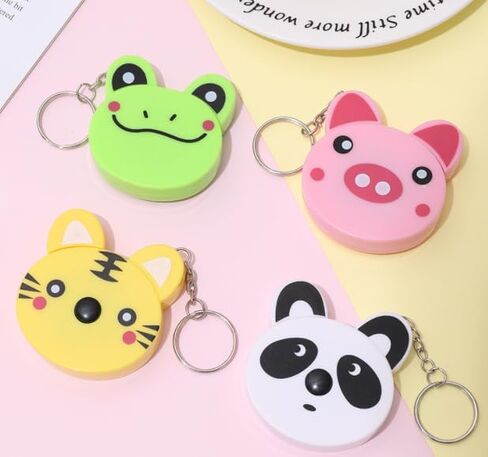 أشرطة قياس قابلة للسحب من البلاستيك الخنزير الأشرطة الكرتونية لقياس الأشرطة مع المفاتيح للقطعة من أدوات قياس خياطة الخياطة ، ومقاييس شريط الخياطة ، ومقاييس الشريط والحكام (3H034) in Kuwait