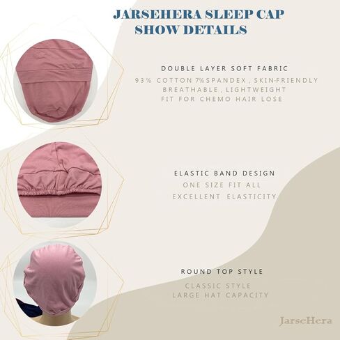 جارسيهارا الخيزران الكيميائي للسيدات للنساء قبعة القطن لفقدان الشعر in Kuwait