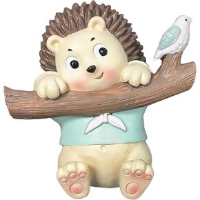 القنفذ جدار هوك ديكور المفتاح حامل الجدار الجدار مسطح سلك السلك المنظم شماعات السنانير ، الكرتون الإبداعي ديكور المنزل هدية شماعات المفتاح (1Pack) in Kuwait