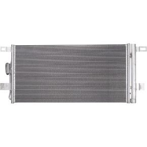 TRQ AC Condenser A/C Air Conditioning with Receiver Dryer Compatible with Honda Fit