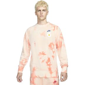 Nike Men's Crimson Bliss Sportswear Have A Day Crewneck Sweatshirt - M