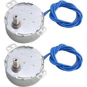 BQLZR AC 110V 4W 4-5rpm CCW/CW Direction Synchronous Motor w/ 7mm Shaft Dia Pack of 2