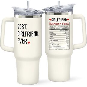 Gifts for Girlfriend - Gifts for Her, Girlfriend Gifts for Women, Couple Gifts - Anniversary, Birthday, Valentines Day Gifts for Girlfriend - I Love You Gifts, Gift for Girlfriend - 40 Oz Tumbler