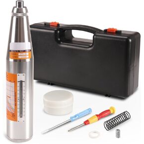 CTH-80 Concrete Rebound Hammer Tester, Resiliometer Test Meter Tool - High Precision Testing Tool for Concrete Strength (10-70 MPa Range)