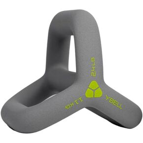 TRX YBell Arc Series 3-in-1 Kettlebell, Dumbbell and Push Up Bar Workout Equipment | Non-slip, Non-rust, Neoprene Coated | Perfect for Strength Training & Conditioning Workouts | 2.4 LBS