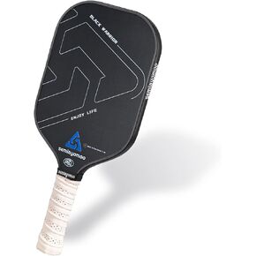 Full Carbon Fiber Pickleball Paddle, T700 Carbon ciber, USAPA Approved Pickleball Thermoformed Racket，Polypropylene Honeycomb Core, Italian PU Leather Handle，Textured Matte Surface