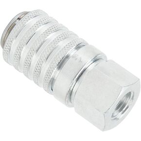PD242 Series PD Steel Test Port, Diagnostic Equipment Quick Coupler, Heavy Duty Quick Nipple with Female Pipe Thread, 1/8 Body Size, 1/4-18 NPTF Thread Size, 2.12 Length