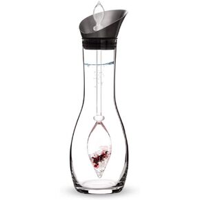 Vitajuwel عصر الحب | Crystal Water Carafe مع الكوارتز الوردي ، العقيق والكوارتز الصافي