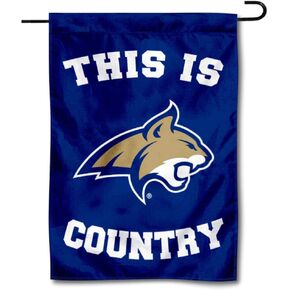 College Flags & Banners Co. Montana State Bobcats This is Bobcats Country Garden Banner Flag