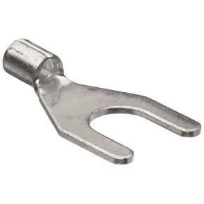 11530 Spade Terminal, Non Insulated, 16-14 Wire Size, 1/4" Stud Size (Pack of 100)