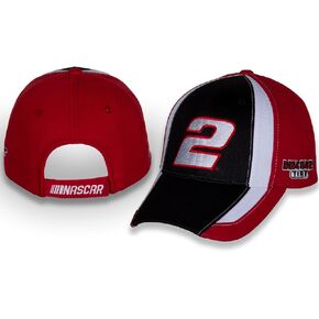 Austin Cindric #2 NASCAR Restart Structured Adjustable Red Black Hat