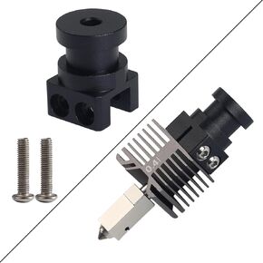 FYSETC BambuLab Hotend to V6 Voron2.4 Hot End Adapter Mount: Upgraded Aluminum Alloy CNC Tool Kit for Vorn 2.4 R2 Triden SB Stealthburne Print Head Extruder Converter 3D Printer Accessories