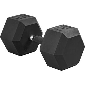 CAP Barbell Coated Dumbbell Weights with Padded Grip, Single, 75 Pounds