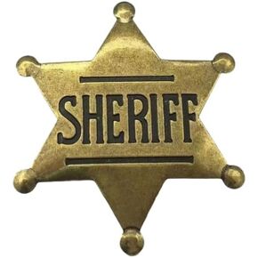 Sheriff Badge，Police Badge，Police Badge Pin，Western Police Star Badge，Metal Fabrication