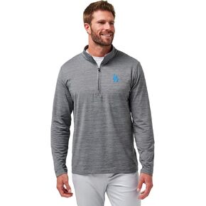 TravisMathew Men's Los Angeles Dodgers The Heater 1/4 Zip
