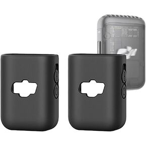 Silicone Case for DJI Mic 2 Wireless Microphone Osmo Pocket 3 Transmitter Sleeve TX Skin Accessories Soft Protective Cover Pack of 2pcs