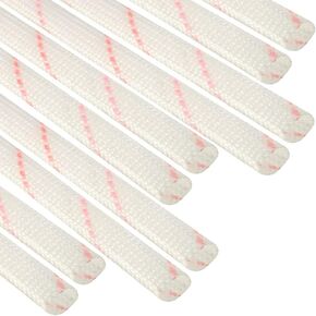 uxcell 10pcs Fiberglass Heat Shield Sleeve 6mm(1/4-inch) ID x 2.9ft Adjustable PVC Silicone Fiberglass Sleeve Pipe