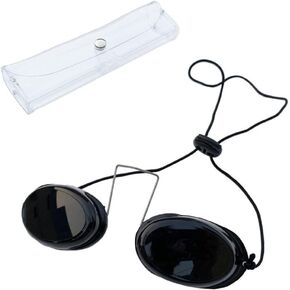 Beauty Patient Protective Goggle for IPL,Laser,LED,UV Lamp Treatment,without Blocking Light,Transparent